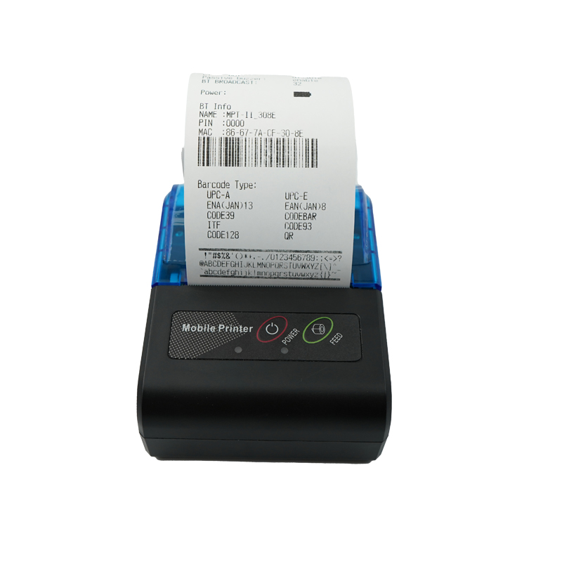 Przenośna drukarka termiczna Bluetooth